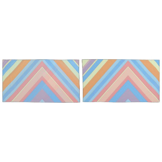 Housse D'oreillers Rust Leaf Geometric Pattern Pillowcases – Modern A (Dos-Set)