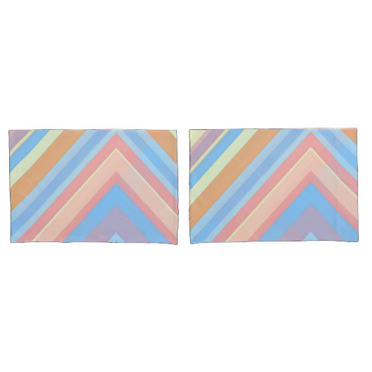 Housse D'oreillers Rust Leaf Geometric Pattern Pillowcases – Modern A (devant-Set)