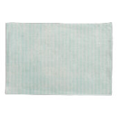 Housse D'oreillers Rustic Chic Aqua Stripes Sweet Dreams (Dos)
