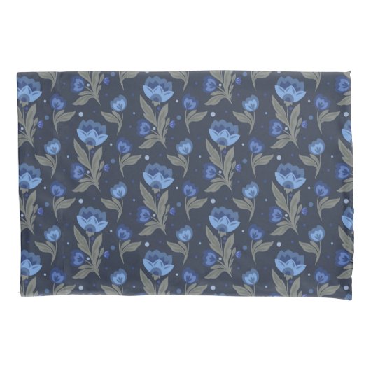 Housse D'oreillers Rustic folk art floral texture (devant)