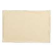 Housse D'oreillers Sable côtier Dollar Beige Blanc Motif Abstrait (Dos)