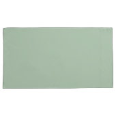 Housse D'oreillers Sage Green Bedding Pillowcases – Soft Green Matchi (devant-Droit)