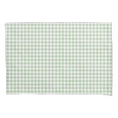 Housse D'oreillers Sage rustique neutre En vichy Plaid Buffalo (devant-gauche)