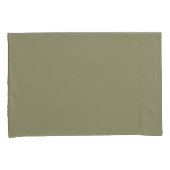 Housse D'oreillers Sage vert simple et minimaliste (devant-Droit)