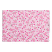 Housse D'oreillers Saignées de pickleball rose mignonne 🦥 (Dos)