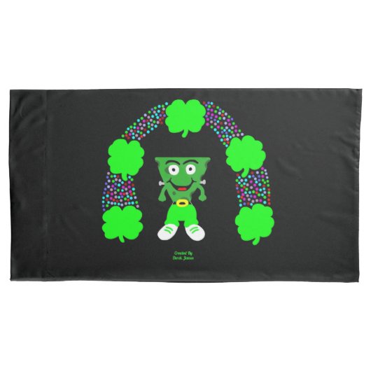 Housse D'oreillers Saint Patrick's FrankenCheese King Size Pillowcase (devant)