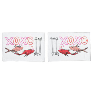 Housse D'oreillers Saint-Valentin de Dr. Seuss Conception XOXO