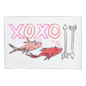 Housse D'oreillers Saint-Valentin de Dr. Seuss | Conception XOXO (devant-gauche)