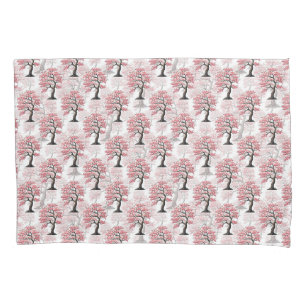 Housse D'oreillers Sakura Rose Cherry Fleur Arbre Design