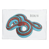 Housse D'oreillers San Francisco garter snake (Dos)