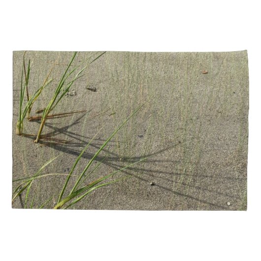 Housse D'oreillers Sandy Beach and Fragile Reeds Pillow Case (Dos-gauche)