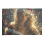 Housse D'oreillers Santa Girl (devant-Droit)