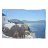 Housse D'oreillers Santorini, Grèce (Dos)