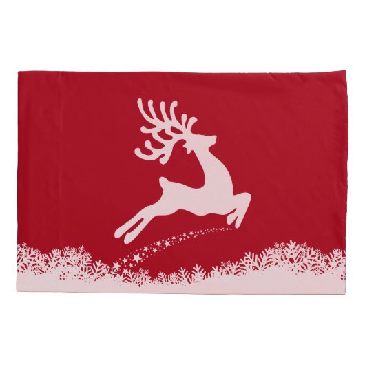 Housse D'oreillers Saupoudrage de cerfs (Dos)