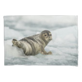 Housse D'oreillers Sceau de bébé précieux (devant-gauche)