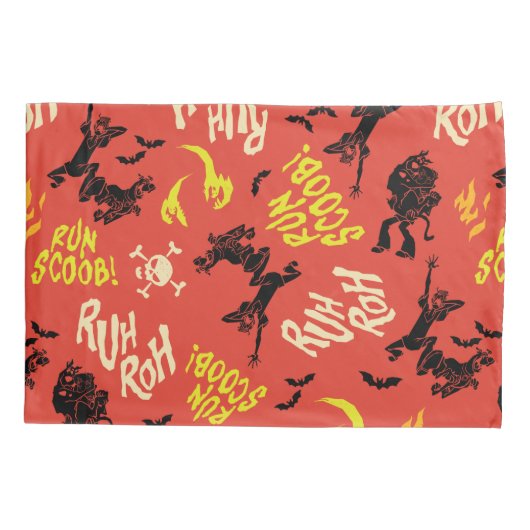 Housse D'oreillers Scooby-Doo | Ruh Roh Run Scoob ! Motif (Dos)
