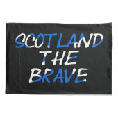 Housse D'oreillers Scotland The Brave on Scottish Flag (Dos)