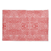 Housse D'oreillers Scribbleempreintes rouges (Dos-gauche)