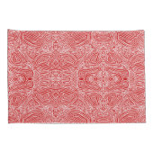 Housse D'oreillers Scribbleempreintes rouges (Dos-Droit)