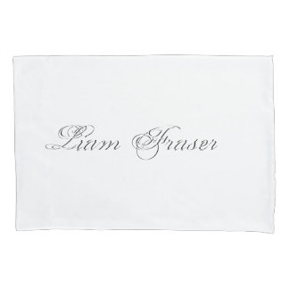 Housse D'oreillers Script minimaliste Joli Monogramme 3d