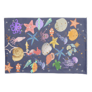 Housse D'oreillers Sea Creatures Pillowcase