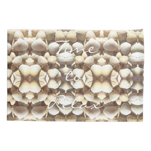 Housse D'oreillers Sea Shells Romantique Plage thème été (Dos-gauche)