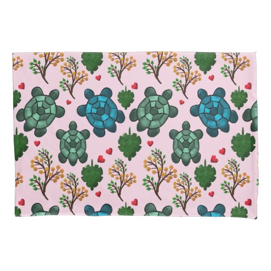 Housse D'oreillers Sea Turtle Lover Gift, Cute Turtle Pattern, Marine (devant)