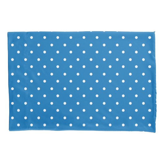 Housse D'oreillers Seamless blue background polka dot pattern  (devant-gauche)