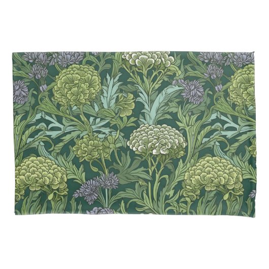 Housse D'oreillers Seamless William Morris style floral pattern (devant-gauche)