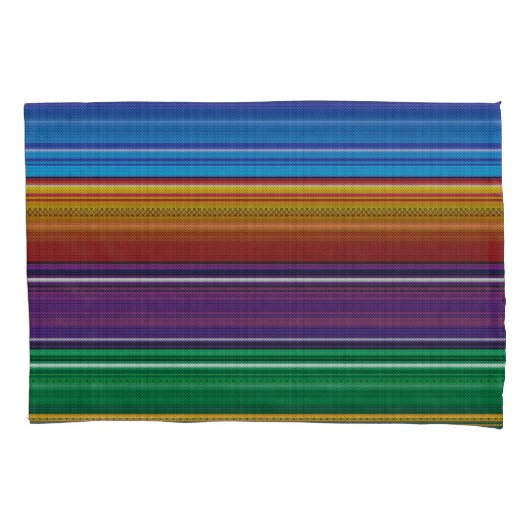 Housse D'oreillers Serape mexicain #3 (devant)