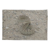 Housse D'oreillers Serpent à sonnette de prairie R9 enroulé (Dos)
