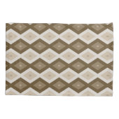 Housse D'oreillers Shades of brown diamond pattern (Dos)