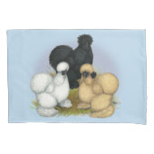 Housse D'oreillers Silkie Trio (devant)