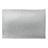 Housse D'oreillers Silver Glitter Glam Bling Personalized (Dos)