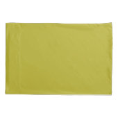 Housse D'oreillers Simple Chartreuse Green Solid Plain Color (Dos)
