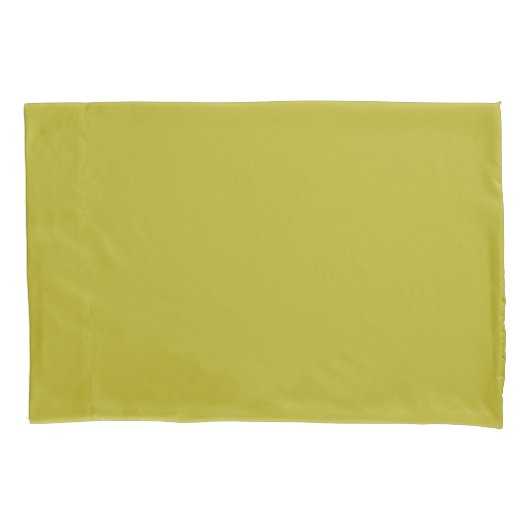 Housse D'oreillers Simple Chartreuse Green Solid Plain Color (devant)