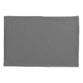 Housse D'oreillers Simple Coeurs Rouges Amour Romantique Sur Charbon  (Dos-gauche)