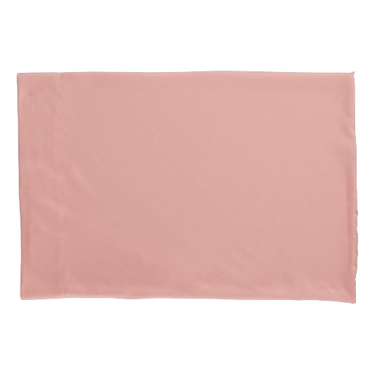 Housse D'oreillers Simple pastel flamingo pink color (devant-gauche)