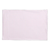 Housse D'oreillers Sirènes Rose avec Gingham (Dos)