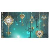 Housse D'oreillers Skeleton Keys on Green Background (devant-gauche)