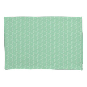 Housse D'oreillers Skeleton Motif Green