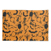 Housse D'oreillers Skeletons d'Halloween Macabre Dance (Dos)
