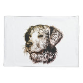 Housse D'oreillers Sketch Brown (Dos)