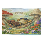 Housse D'oreillers Sleeping Toad and Mushrooms Pillowcase Set  (Dos-gauche)