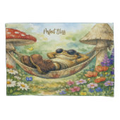 Housse D'oreillers Sleeping Toad and Mushrooms Pillowcase Set  (devant-gauche)