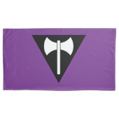 Housse D'oreillers SlipperyJoe drapeau de la fierté lesbienne puissan (devant)