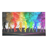 Housse D'oreillers SlipperyJoe's Dancing Pride Shadows cadeaux gay ar (Dos)