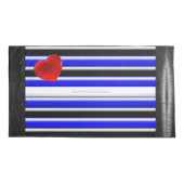 Housse D'oreillers SlipperyJoe's Gay Leather Pride drapeau royal noir (Dos)