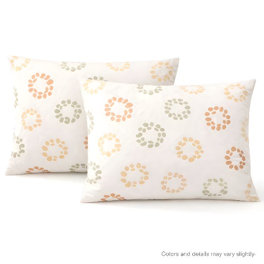 Housse D'oreillers Soft Boho Pebble Circle Pattern Pillowcase