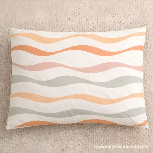 Housse D'oreillers Soft Boho Wave Stripe Pattern